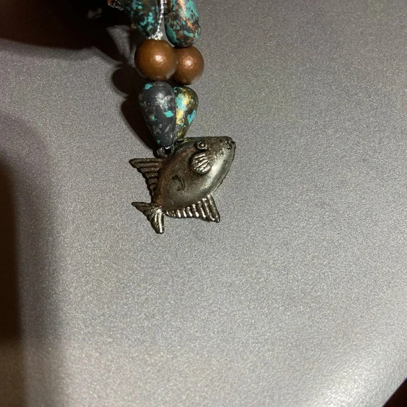 Beaded charm bracelet - Picture 2 of 6